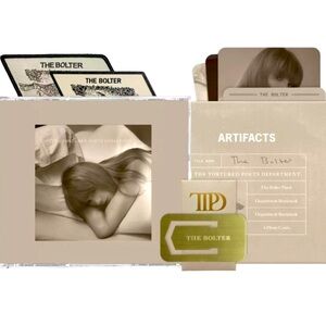 Sealed - The Bolter Taylor Swift Collectors Edition Deluxe CD 🤍🖤